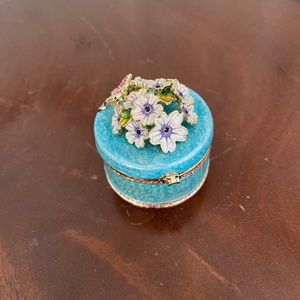Hand painted ring jar